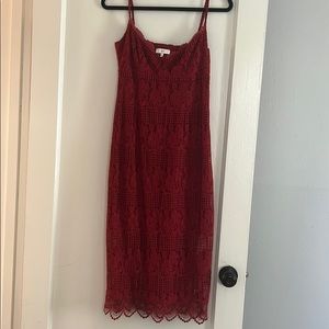 NWOT Nordstrom NSR lace Midi Dress - Wedding Guest